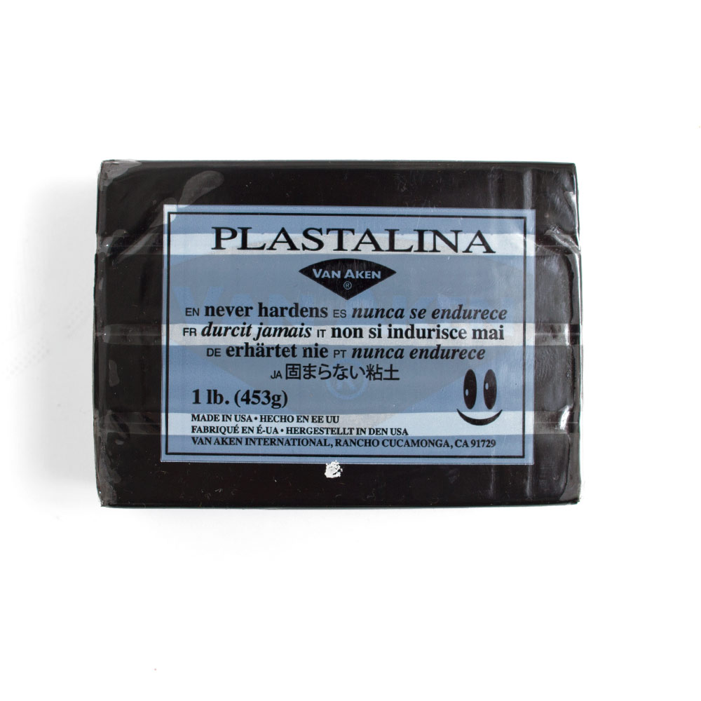 Van Aken, Plastalina, Modeling Clay, 1#, Black